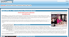 Desktop Screenshot of agingsafely.com